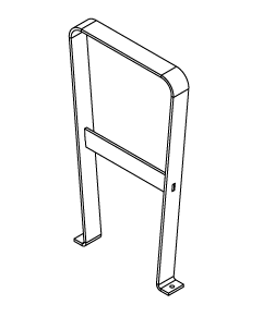Bike stand illustration